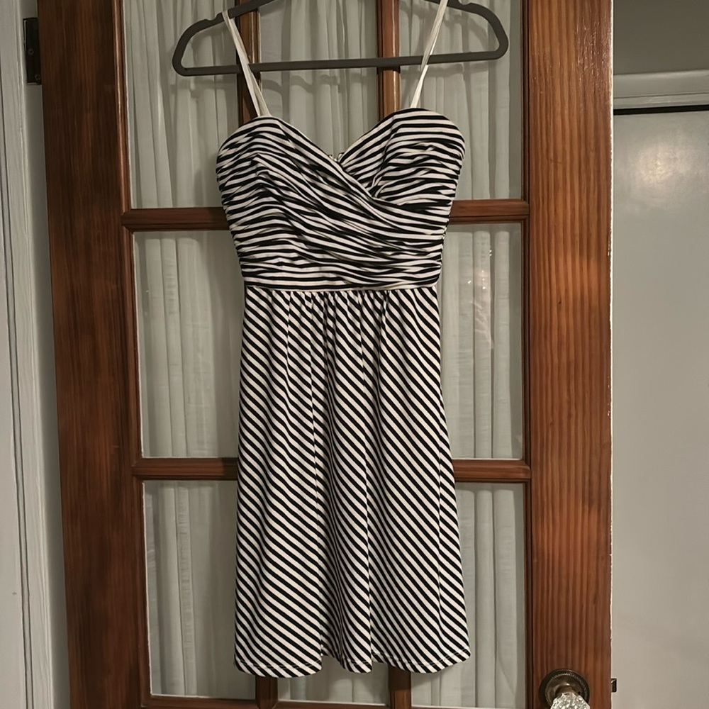 Striped short dress